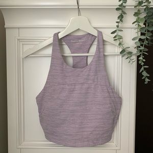 Outdoor Voices Tech Sweat Crop in Bloom